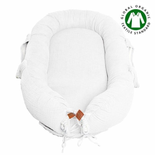 Kokon Newborn Nest muślin White Hi Little One