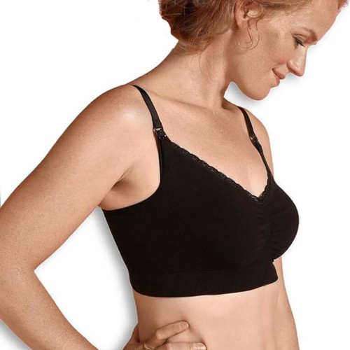 Biustonosz do karmienia Organic czarny Carriwell