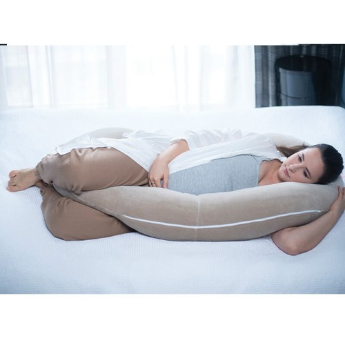 Poduszka ciążowa Premium beżowa Motherhood