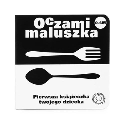 Książeczka kontrastowa Oczami Maluszka sztućce Sierra Madre