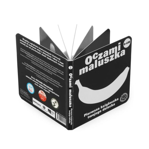 Książeczka kontrastowa Oczami Maluszka banan Sierra Madre