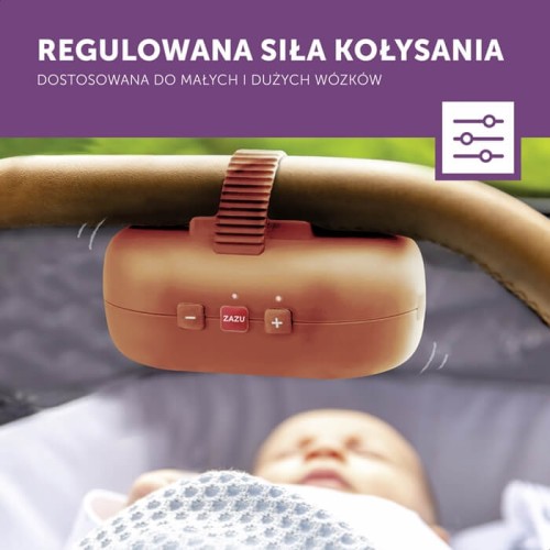 Automatyczna kołyska z czujnikiem płaczu do wózka.Zazu