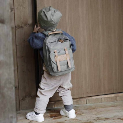 Zestaw 3w1 Plecak Hazy Jade MINI, Butelka 350 ml i Lunchbox Elodie Details