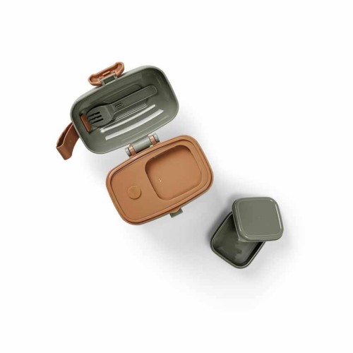 Zestaw 3w1 Plecak Hazy Jade MINI, Butelka 350 ml i Lunchbox Elodie Details