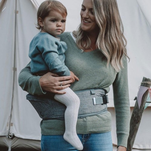 Nosidełko biodrowe Hipseat denim gray Hippychick