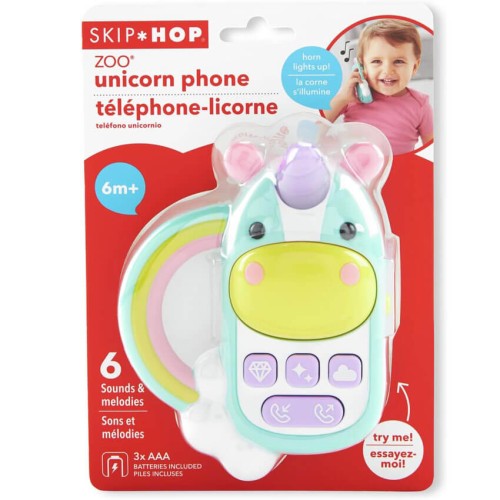 Telefon zabawka aktywny Jednorożec ZOO Skip Hop