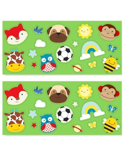 Butelka Stalowa z naklejkami 380ml green Skip Hop