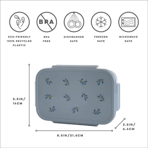 Lunchbox Bento Blueberry Blue 3 Sprouts