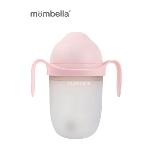 Butelka antykolkowa dla noworodka roze silikonowa 300ml Mombella