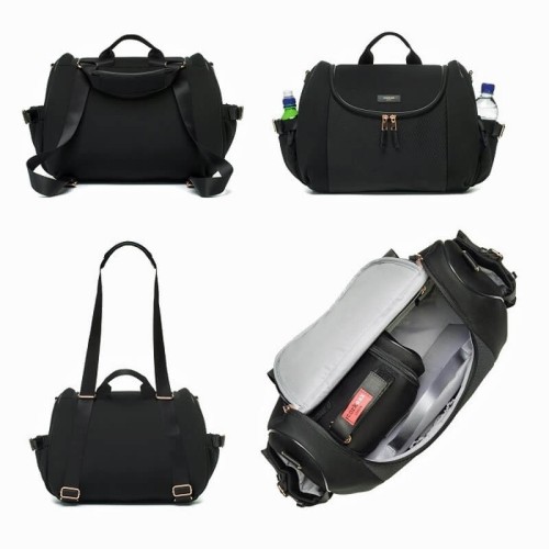 Plecak dla mamy Poppy Black Luxe Storksak