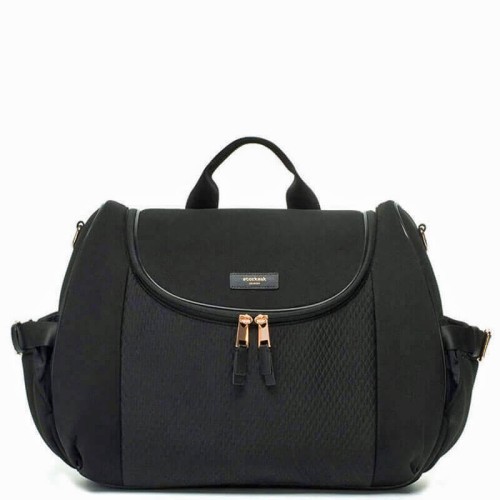 Plecak dla mamy Poppy Black Luxe Storksak