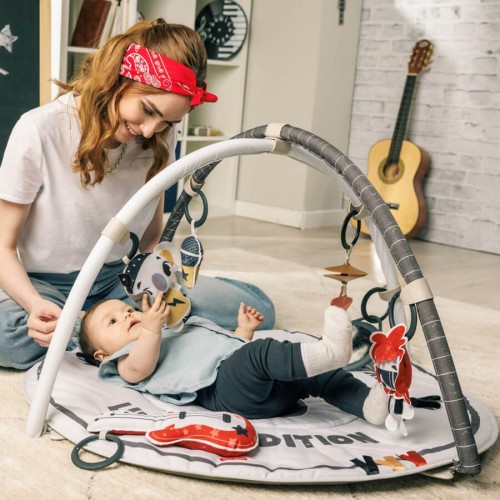 Mata edukacyjna z pałąkami Tiny Rockers Tiny Love