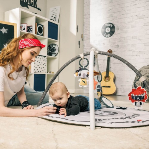 Mata edukacyjna z pałąkami Tiny Rockers Tiny Love