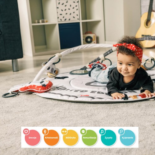 Mata edukacyjna z pałąkami Tiny Rockers Tiny Love