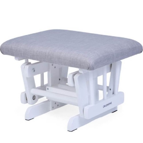 Fotel pływający z podnóżkiem white grey Childhome