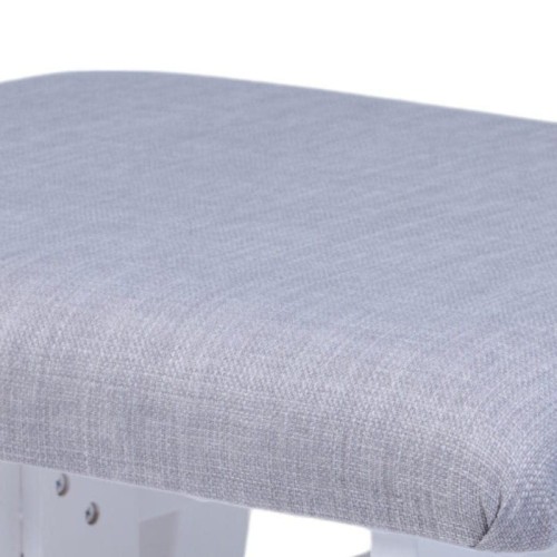 Fotel pływający z podnóżkiem white grey Childhome