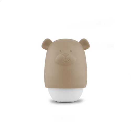 Lampka nocna dla dzieci do kontaktu taupe Benny Zazu