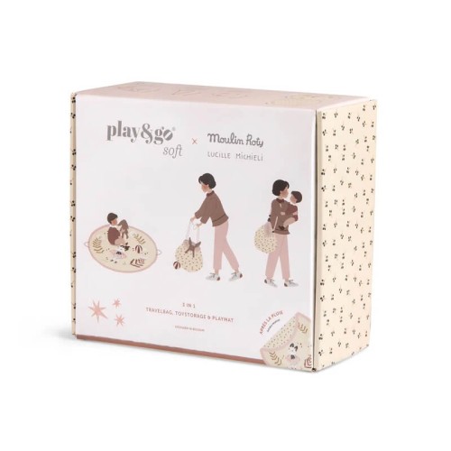 Mata i worek na zabawki 3w1 Soft Moulin Roty Play&Go