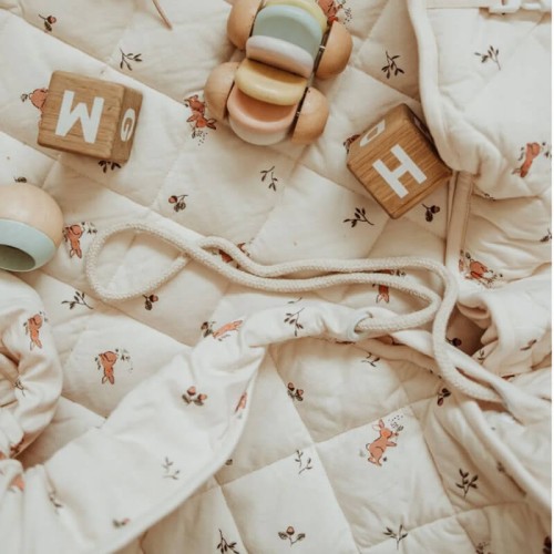 Mata i worek na zabawki 3w1 Soft Rabbit Play&Go