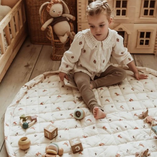 Mata i worek na zabawki 3w1 Soft Rabbit Play&Go
