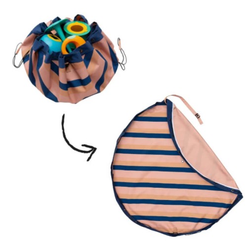 Worek i mata do zabawy Outdoor 2w1 Mokka Strip Play&Go