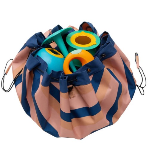 Worek i mata do zabawy Outdoor 2w1 Mokka Strip Play&Go