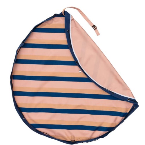 Worek i mata do zabawy Outdoor 2w1 Mokka Strip Play&Go