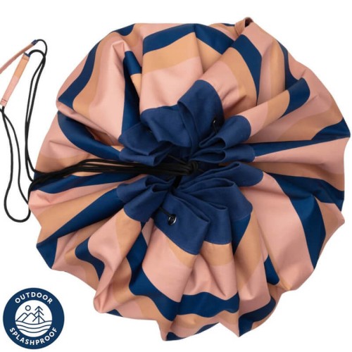 Worek i mata do zabawy Outdoor 2w1 Mokka Strip Play&Go