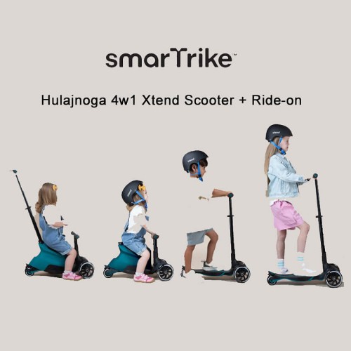 Hulajnoga jeździk 4w1 Xtend Scooter Salmon Pink smarTrike