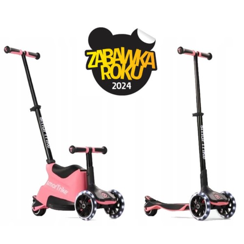 Hulajnoga jeździk 4w1 Xtend Scooter Salmon Pink smarTrike