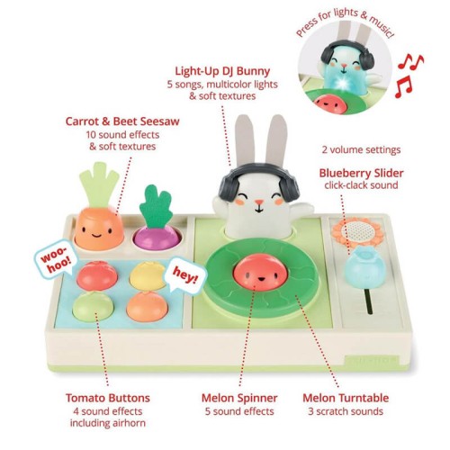Skip Hop Zabawka Muzyczna DJ Królik Let The Beet Drop