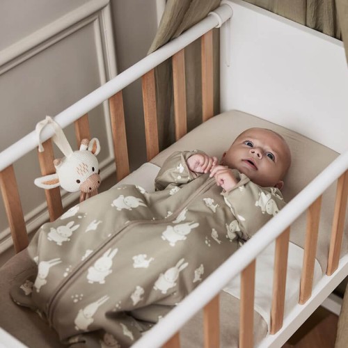 Śpiworek niemowlęcy całoroczny Miffy Olive Green 70 cm Jollein