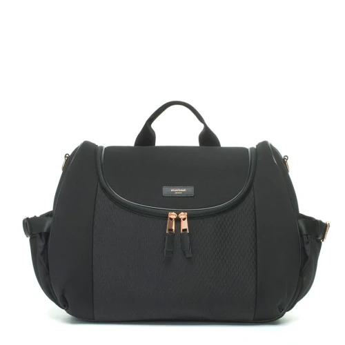 Plecak dla mamy Poppy Black Luxe Storksak
