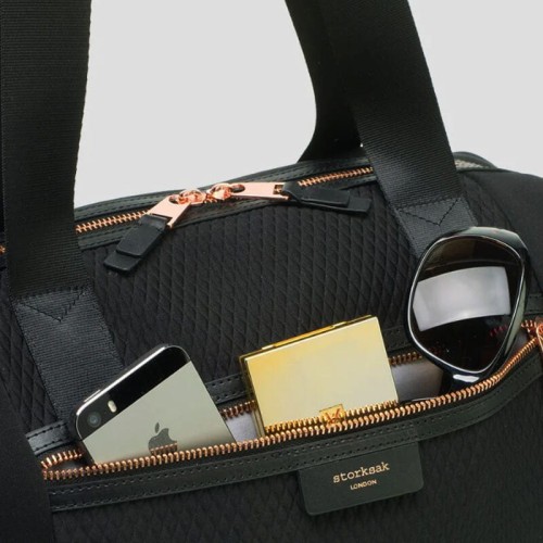 Torba dla mamy Stevie Luxe black Storksak
