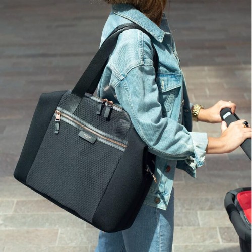 Torba dla mamy Stevie Luxe black Storksak