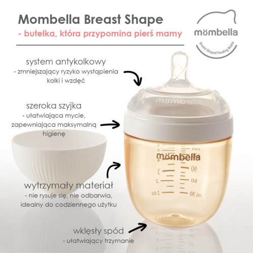 Butelka antykolkowa dla niemowlaka Classic ivory Mombella