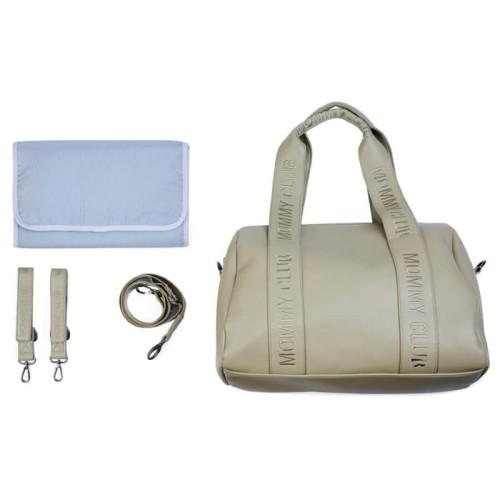 Childhome Torba do wózka Mommy Club Vegan leather green