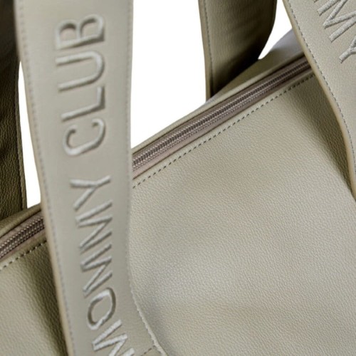 Torba dla mamy skóra wegańska leather green Childhome