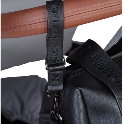 Torba do wózka Mommy Club Vegan leather black Childhome