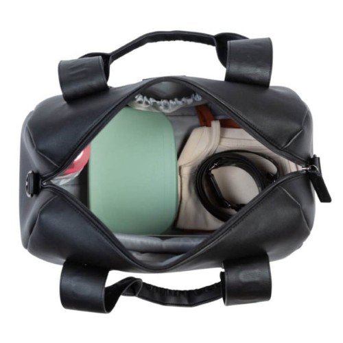 Torba do wózka Mommy Club Vegan leather black Childhome