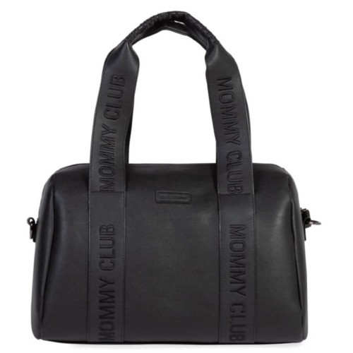 Torba do wózka Mommy Club Vegan leather black Childhome