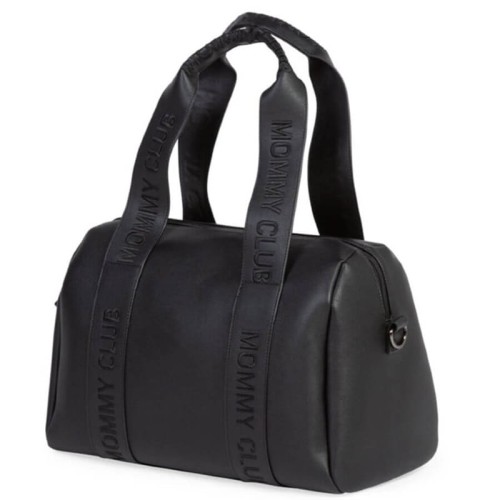 Torba do wózka Mommy Club Vegan leather black Childhome