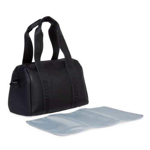 Torba do wózka Mommy Club Vegan leather black Childhome
