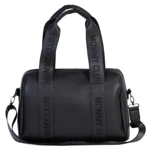 Torba do wózka Mommy Club Vegan leather black Childhome