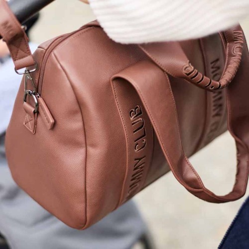 Torba  elegancka do wózka Mommy Club Vegan dark brown Childhome