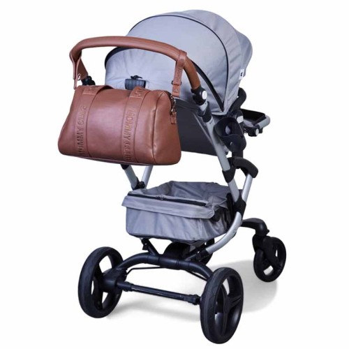 Childhome Torba do wózka Mommy Club Vegan dark brown