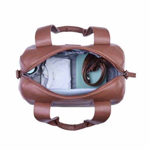 Torba dla mamy do wózka Mommy Club Vegan dark brown Childhome