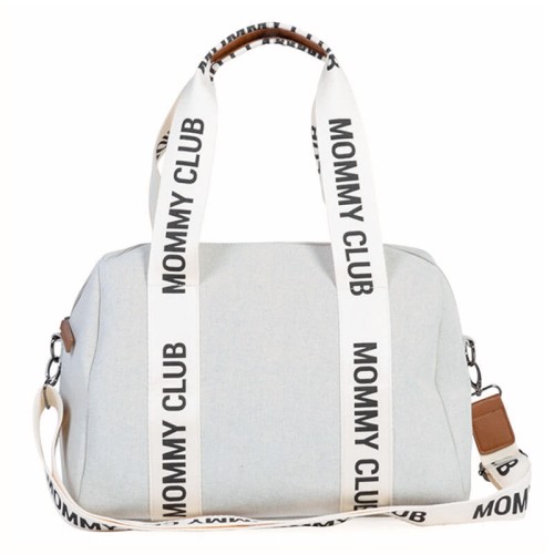 Childhome Torba do wózka Mommy Club Signature Off White