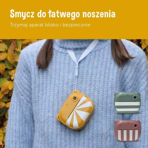 Aparat cyfrowy dla dzieci z drukarką Blue Zazu Fun