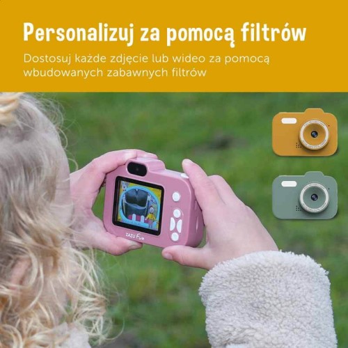 Aparat cyfrowy dla dzieci Blue Zazu Fun